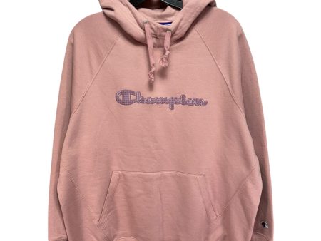 Athletic Sweatshirt Hoodie By Champion In Pink, Size: 2x Hot on Sale