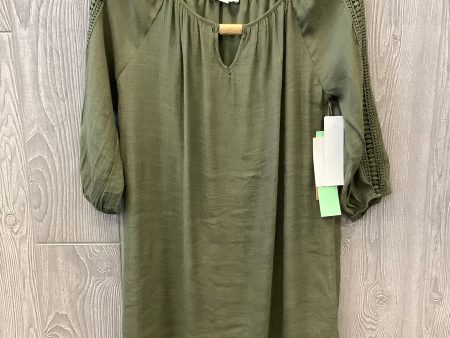 Dress Casual Midi By Clothes Mentor In Green, Size: Lp For Discount