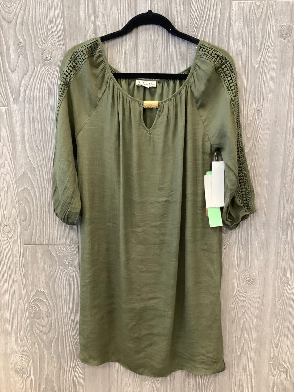 Dress Casual Midi By Clothes Mentor In Green, Size: Lp For Discount