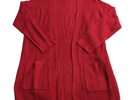 Sweater By Ambiance Apparel In Red, Size: Petite L Fashion