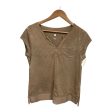 Top Short Sleeve By Indigo In Brown, Size: M Hot on Sale