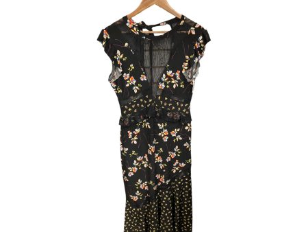 Dress Casual Maxi By Topshop In Black, Size: S Hot on Sale