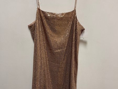 Dress Party Short By Banana Republic In Gold, Size: 1x Cheap