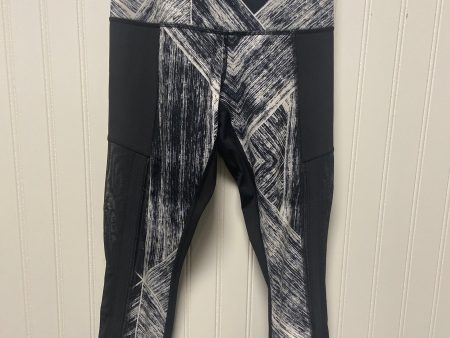 Athletic Capris By Lululemon In Black & White, Size: S Supply