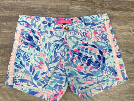 Shorts By Lilly Pulitzer In Blue & White, Size: 2 Online Sale