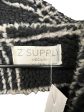 Coat Faux Fur & Sherpa By Z Supply In Black & White, Size: M For Cheap