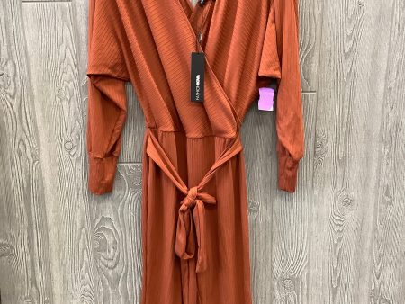 Jumpsuit By Fashion Nova In Orange, Size: L Discount