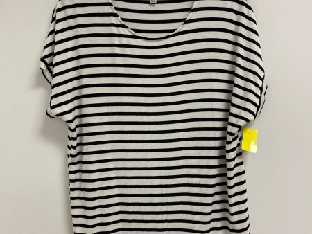 Top Short Sleeve Basic By Green Envelope In Striped Pattern, Size: Xl Online