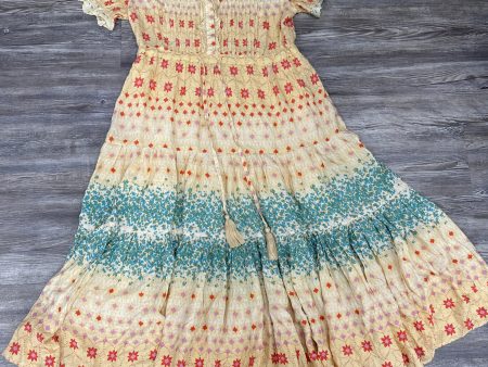 Dress Casual Maxi By Free People In Yellow, Size: L Sale