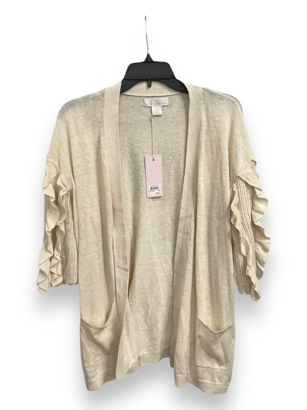 Cardigan By Clothes Mentor In Tan, Size: Xxl Online Sale