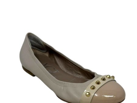 Monika Cap Toe Ballet Flat Designer By Agl In Beige, Size: 8 Online