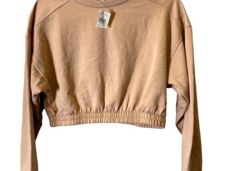 Athletic Sweatshirt Crewneck By Iris In Beige, Size: M For Discount