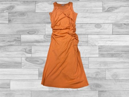 Dress Casual Maxi By Michael Simon In Orange, Size: Xl Cheap