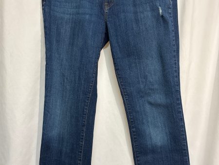 Jeans Straight By Levis In Blue Denim, Size: 12p Online Sale