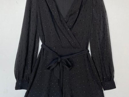 Romper By Express In Black, Size: Xs Online Sale