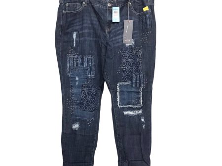 Jeans Boyfriend By Torrid In Blue Denim, Size:20 Supply