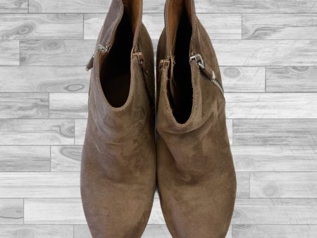 Boots Ankle Flats By Style And Company In Brown, Size: 8.5 Cheap