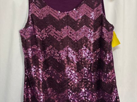 Tank Top By Coldwater Creek In Purple, Size: Xs Hot on Sale