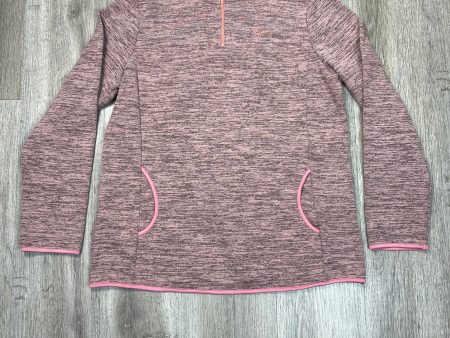 Athletic Top Long Sleeve Collar By Cmf In Pink, Size: L For Sale