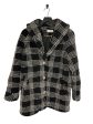 Coat Faux Fur & Sherpa By Z Supply In Black & White, Size: M For Cheap