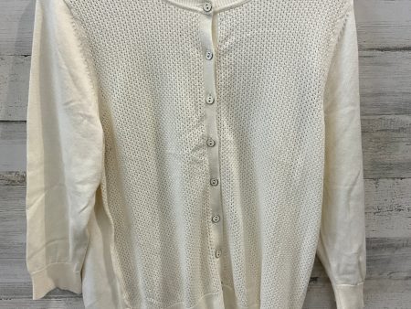 Cardigan By Limited In Cream, Size: Xl Discount