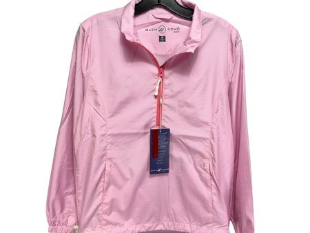 Coat Raincoat By Glen Echo In Pink, Size: M Supply