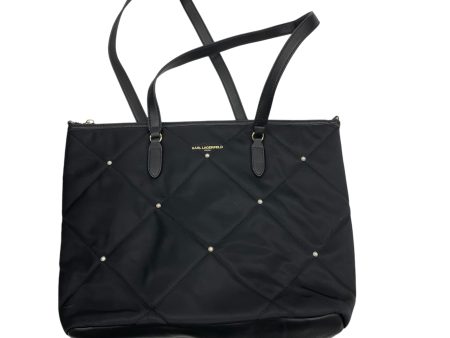 Handbag Designer By Karl Lagerfeld In Black, Size:Medium Fashion