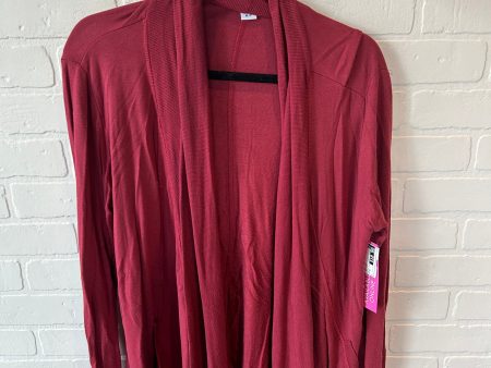 Cardigan By Athleta In Red, Size: M on Sale