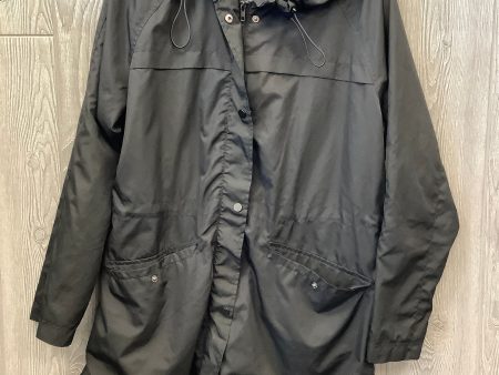 Coat Raincoat By A New Day In Black, Size: Xxl For Cheap