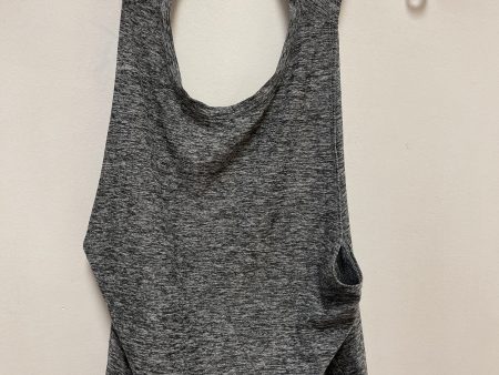 Athletic Tank Top By Clothes Mentor In Grey, Size: M Hot on Sale