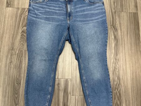 Jeans Straight By Old Navy In Blue Denim, Size: 24 Supply