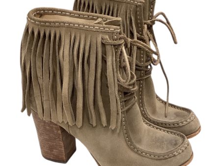 Boots Designer By Frye In Tan, Size: 9 For Discount