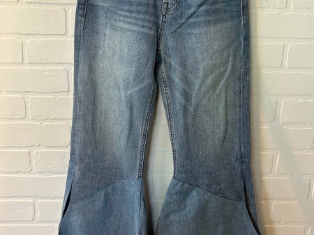 Jeans Flared By Lucky Brand In Blue Denim, Size: 0 on Sale