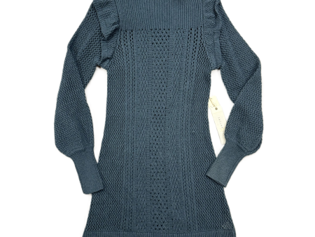 Dress Sweater By Happy Nature In Teal, Size: S Online now