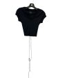 Top Short Sleeve Basic By Anthropologie In Black, Size: Xxs on Sale