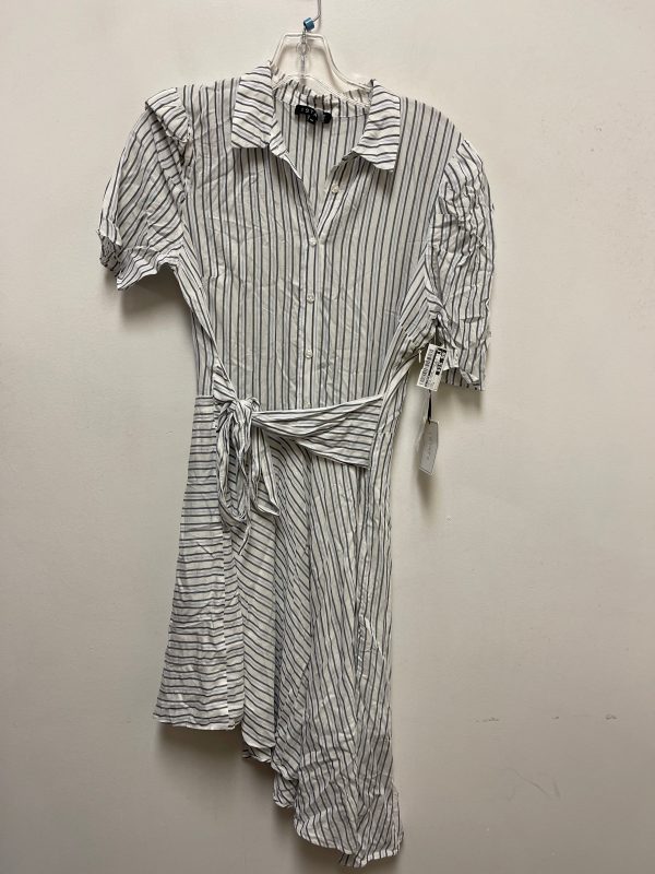 Dress Casual Midi By 1.state In Striped Pattern, Size: M Discount