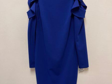 Dress Work By Calvin Klein In Blue, Size: S Cheap