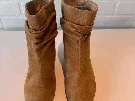 Boots Mid-calf Heels By Cmc In Tan, Size: 7 Online now