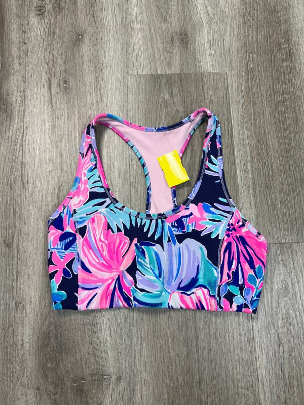 Athletic Bra By Lilly Pulitzer In Blue & Pink, Size: S Sale