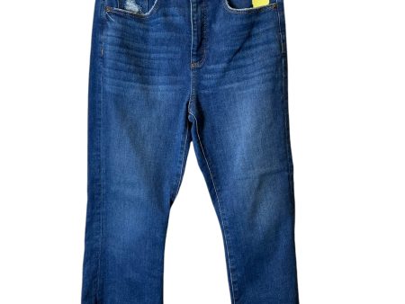 Jeans Cropped By Clothes Mentor In Blue, Size: 8 Fashion