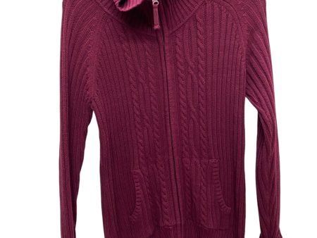 Sweater Cardigan By St Johns Bay In Purple, Size: L Online