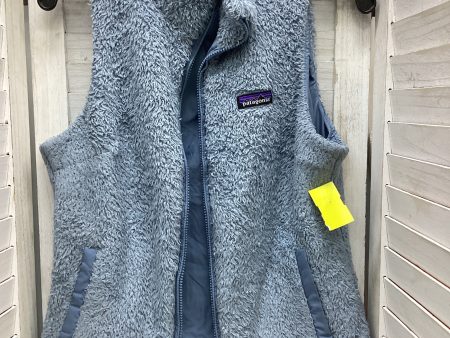 Vest Faux Fur & Sherpa By Patagonia In Blue, Size: M Sale