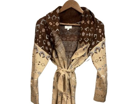 Cardigan By Lucky Brand In Brown, Size: M on Sale