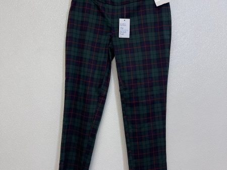 Effortless stretch Pants Ankle By Croft And Barrow O In Plaid, Size: 6petite For Sale