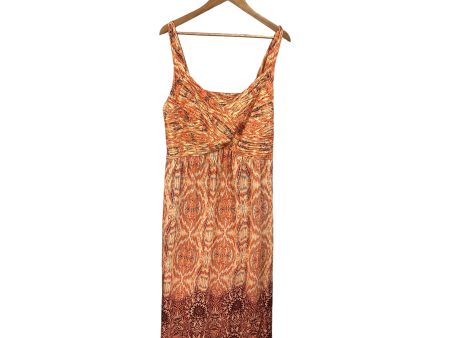 Dress Casual Maxi By Signature By Robbie Bee In Orange, Size: 2x on Sale