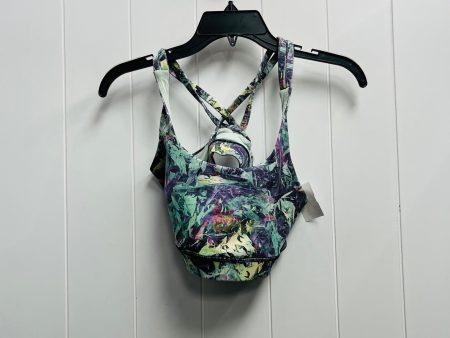 Athletic Bra By Lululemon In Green & Purple, Size: M Hot on Sale