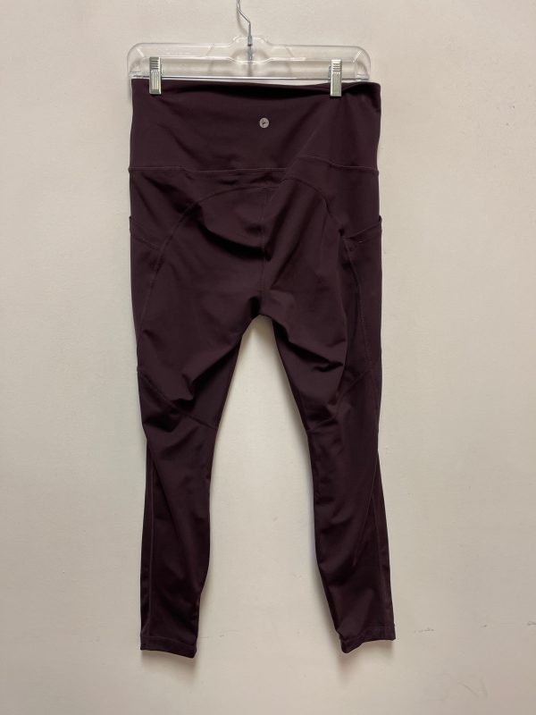 Athletic Pants By 90 Degrees By Reflex In Purple, Size: L Online