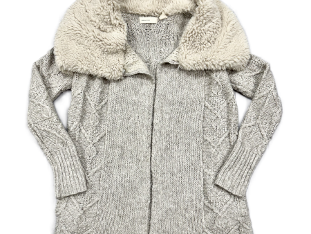 Sweater Cardigan By Sleeping On Snow In Taupe, Size: S Online now