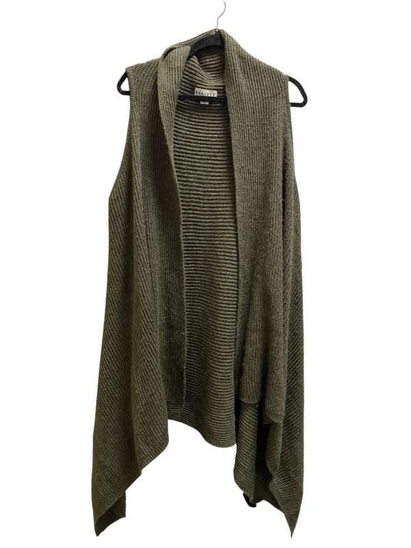 Cardigan By Ava & Viv In Green, Size: 2x Online now