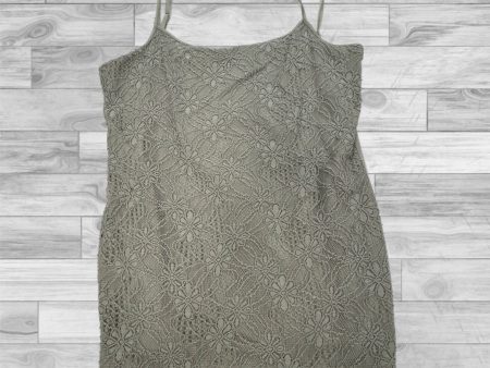 Tank Top By Ann Taylor In Grey, Size: M For Discount